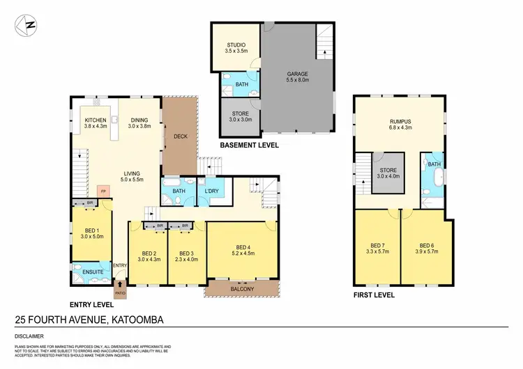 Floorplan of Homely house listing, 25 Fourth Avenue, Katoomba NSW 2780