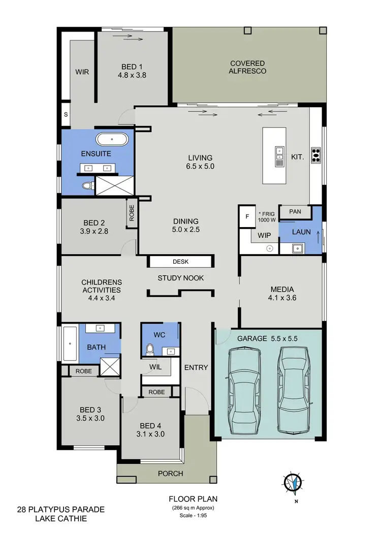 Floorplan of Homely house listing, 28 Platypus Parade, Lake Cathie NSW 2445