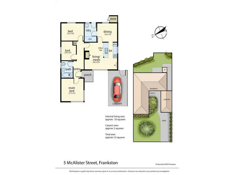 Floorplan of Homely house listing, 5 McAlister Street, Frankston VIC 3199