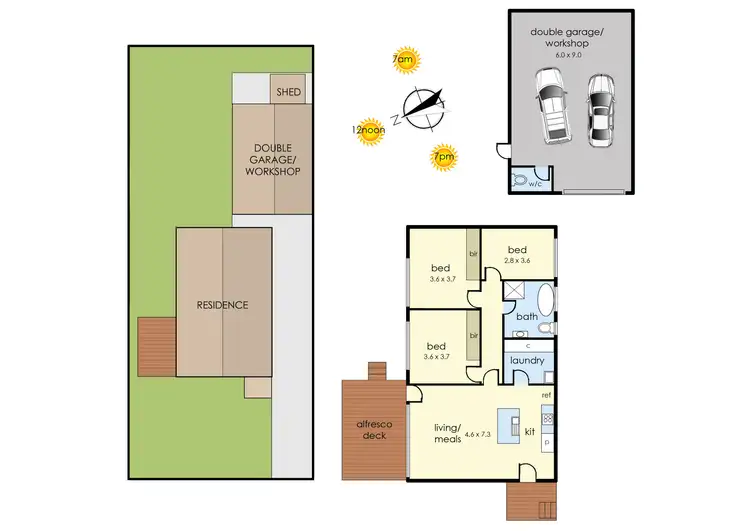 Floorplan of Homely house listing, 40 Wynden Drive, Frankston VIC 3199