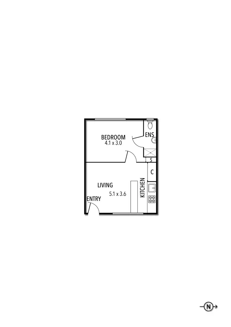 Floorplan of Homely apartment listing, 9/603 High Street, Prahran VIC 3181