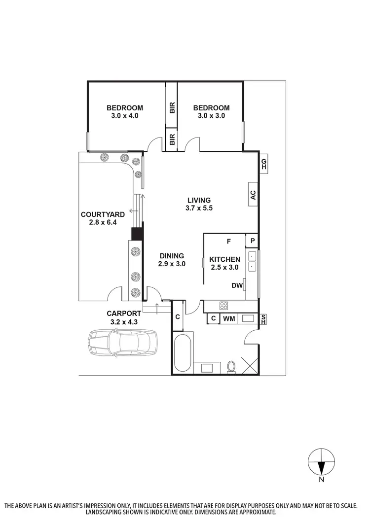 Floorplan of Homely unit listing, 5/48 Cooper Street, Preston VIC 3072