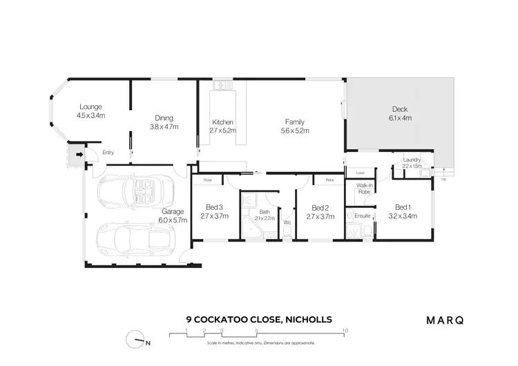 Floorplan of Homely house listing, 9 Cockatoo Close, Nicholls ACT 2913