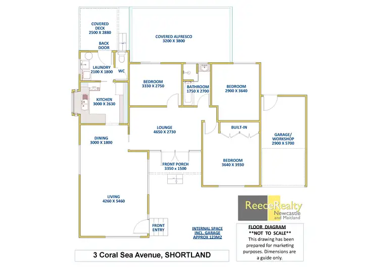 Floorplan of Homely house listing, 3 Coral Sea Avenue, Shortland NSW 2307