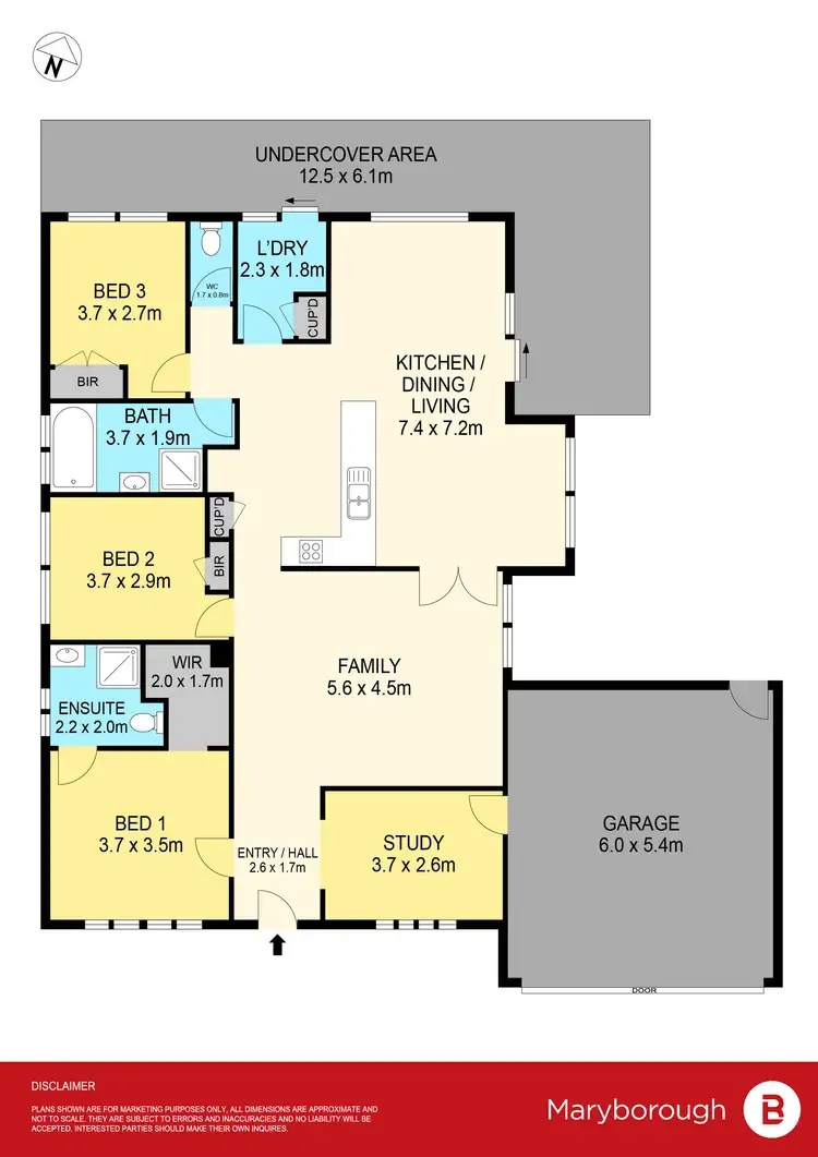 Floorplan of Homely house listing, 30 Hosken Street, Maryborough VIC 3465