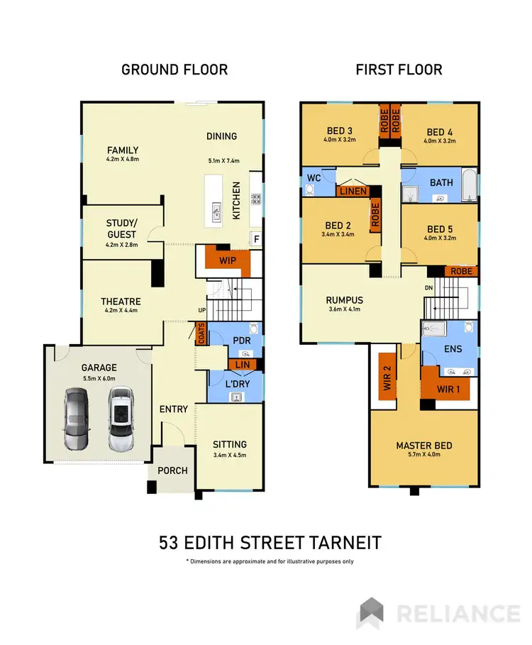 Floorplan of Homely house listing, 53 Edith Street, Tarneit VIC 3029