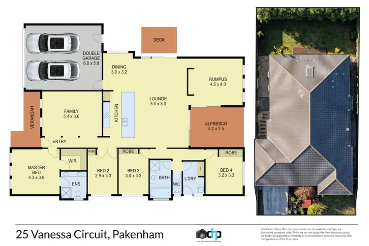 Floorplan of Homely house listing, 25 Vanessa Circuit, Pakenham VIC 3810