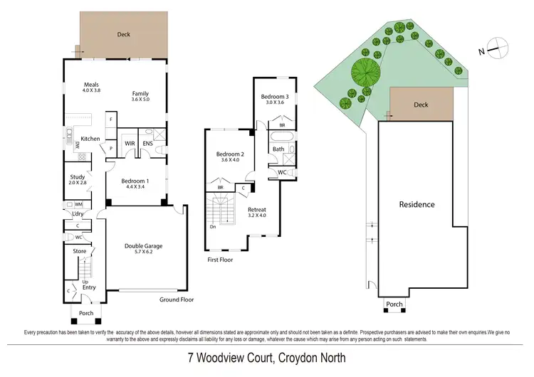 Floorplan of Homely house listing, 7 Woodview Court, Croydon North VIC 3136