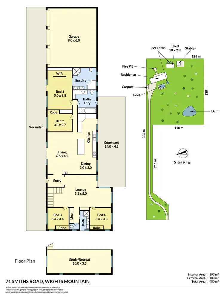 Floorplan of Homely house listing, 71 Smiths Road, Wights Mountain QLD 4520