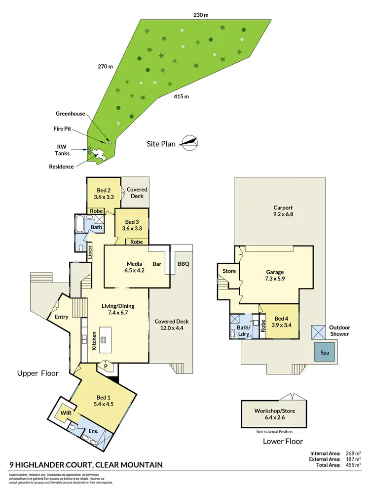 Floorplan of Homely house listing, 9 Highlander Court, Clear Mountain QLD 4500