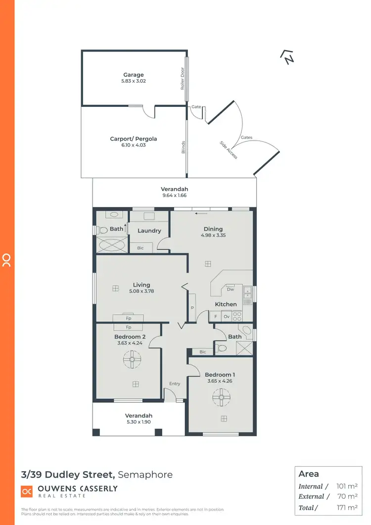Floorplan of Homely house listing, 3/39 Dudley Street, Semaphore SA 5019