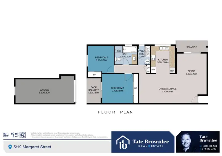 Floorplan of Homely unit listing, 5/19 Margaret Street, Tweed Heads NSW 2485