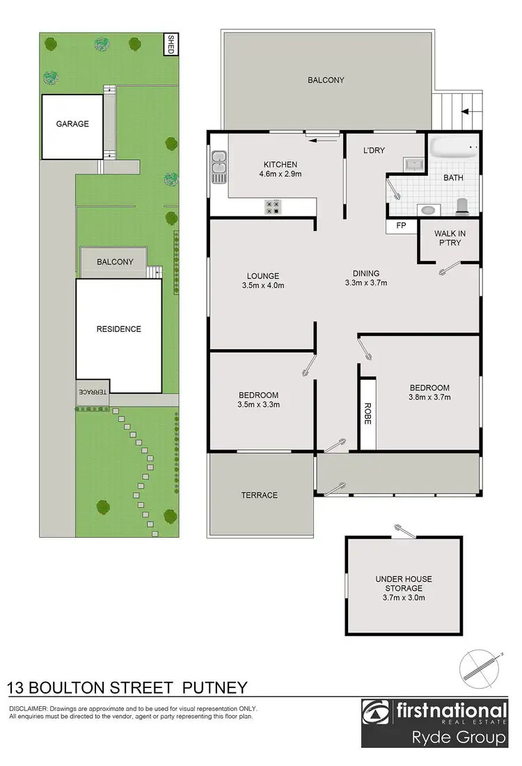 Floorplan of Homely house listing, 13 Boulton Street, Putney NSW 2112