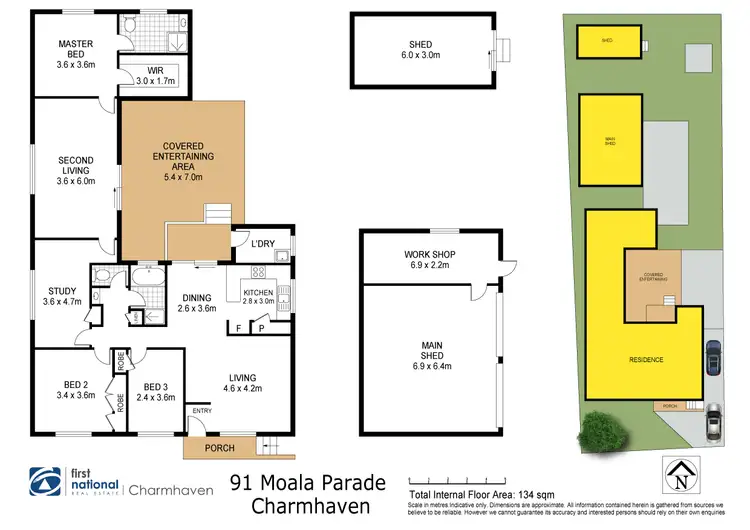 Floorplan of Homely house listing, 91 Moala Parade, Charmhaven NSW 2263