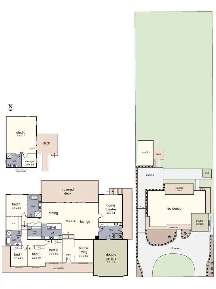 Floorplan of Homely house listing, 17 Barrowby Avenue, Woori Yallock VIC 3139