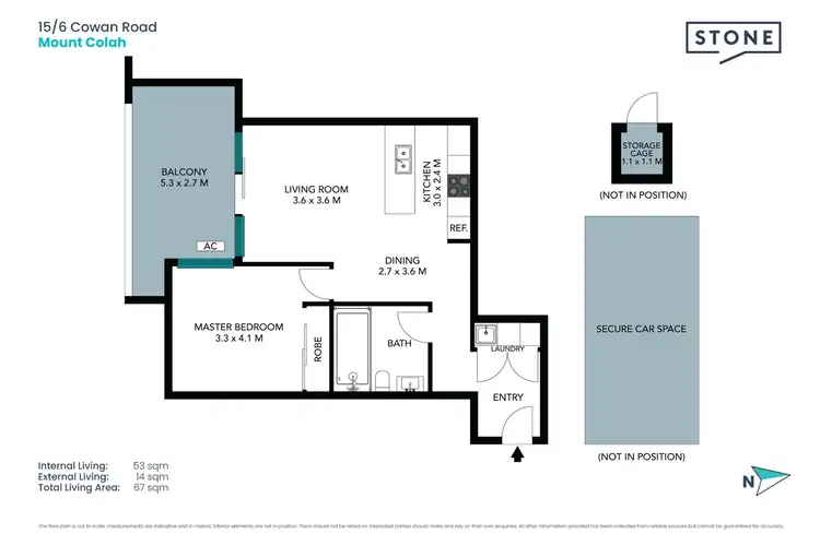 Floorplan of Homely apartment listing, 15/6 Cowan Road, Mount Colah NSW 2079