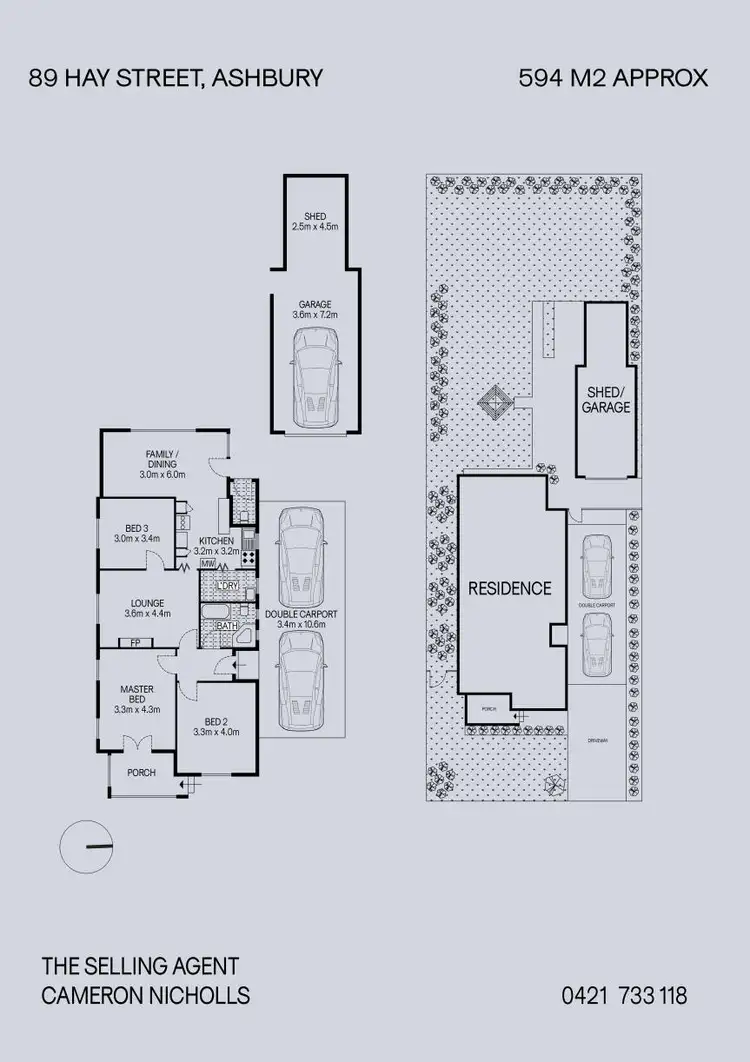 Floorplan of Homely house listing, 89 Hay Street, Ashbury NSW 2193