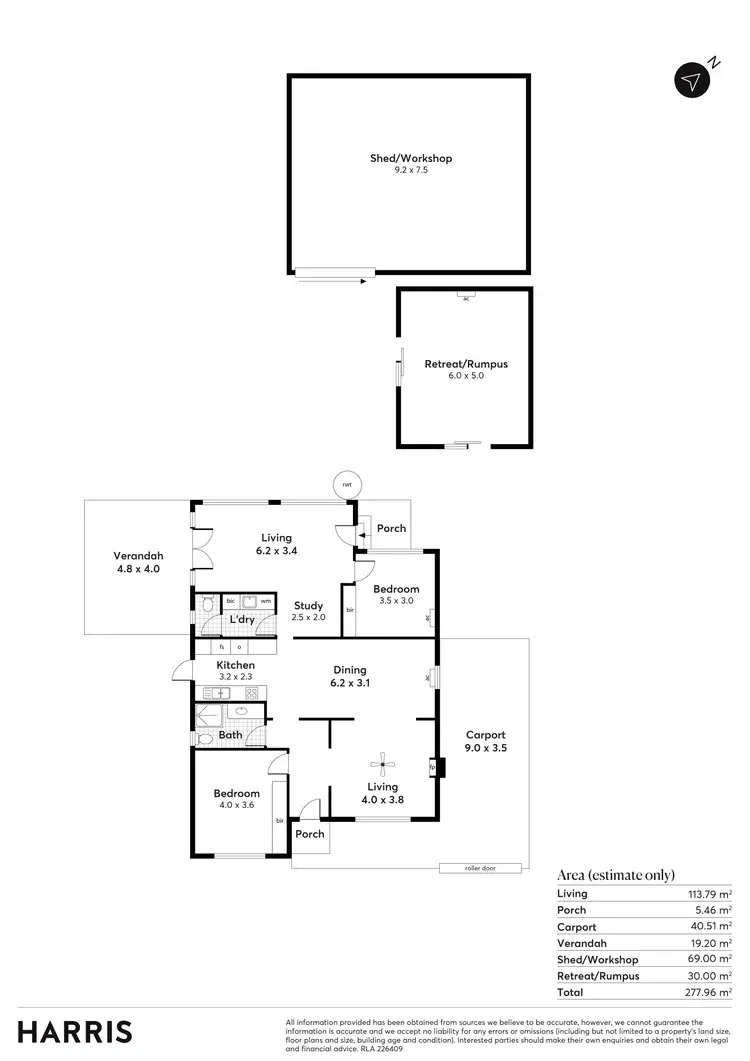 Floorplan of Homely house listing, 14 Lamington Avenue, Seacliff Park SA 5049