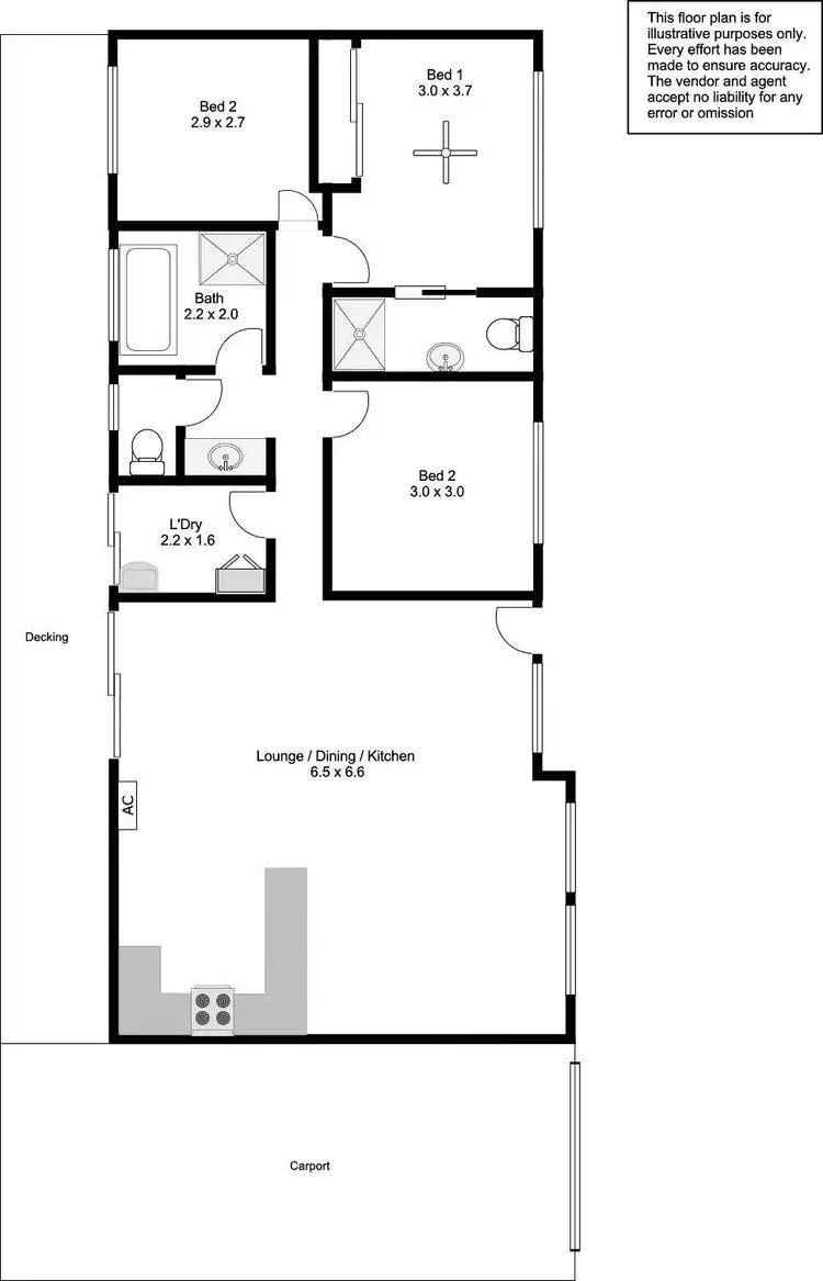 Floorplan of Homely house listing, 5/3 McDonald Avenue, Port Lincoln SA 5606