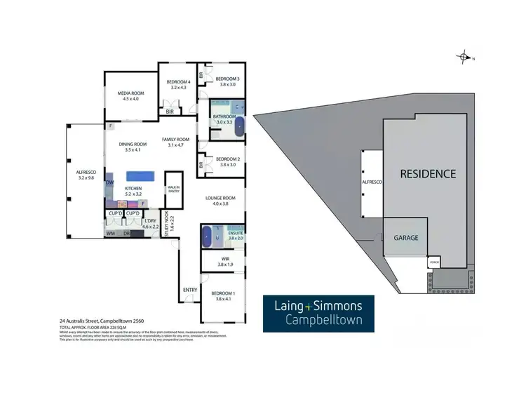 Floorplan of Homely house listing, 24 Australis Street, Campbelltown NSW 2560