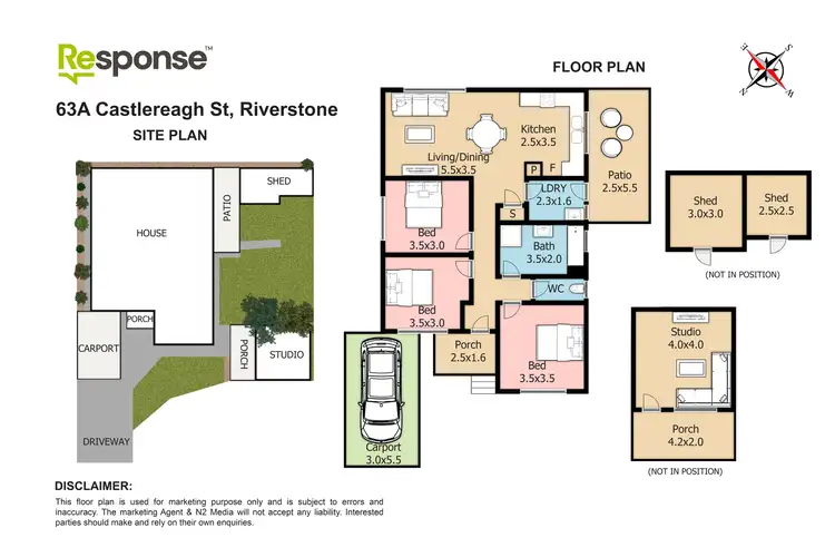 Floorplan of Homely house listing, 63a Castlereagh Street, Riverstone NSW 2765