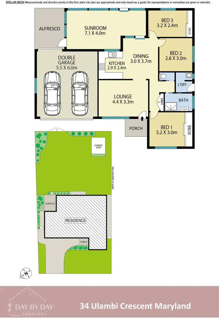 Floorplan of Homely house listing, 34 Ulambi Crescent, Maryland NSW 2287