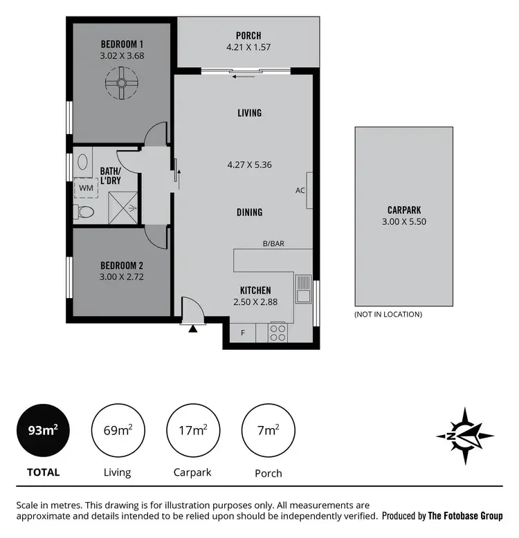 Floorplan of Homely unit listing, 4/1 Henry Street, Rosewater SA 5013