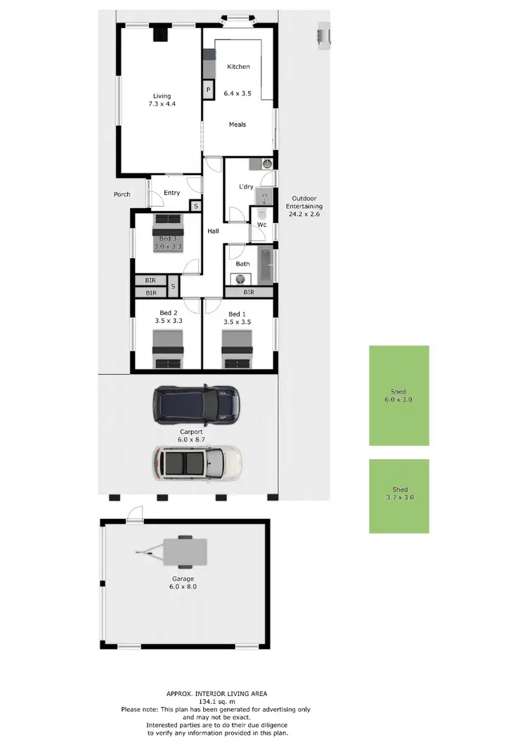 Floorplan of Homely house listing, 1454 Yackandandah-Dederang Road, Dederang VIC 3691