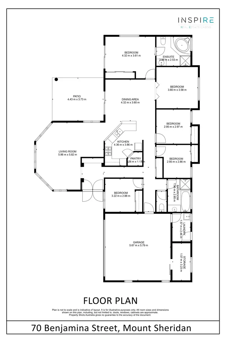 Floorplan of Homely house listing, 70 Benjamina Street, Mount Sheridan QLD 4868