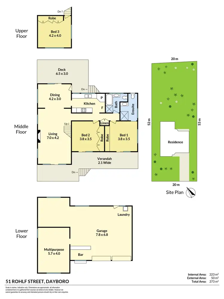 Floorplan of Homely house listing, 51 Rohlf Street, Dayboro QLD 4521
