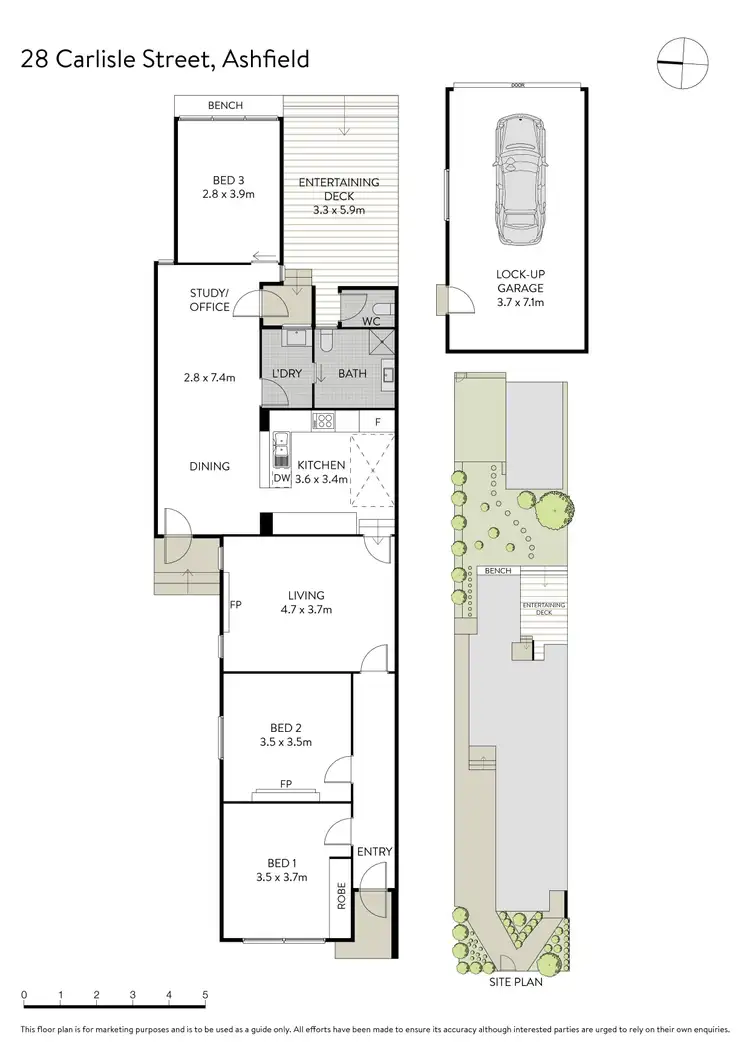 Floorplan of Homely house listing, 28 Carlisle Street, Ashfield NSW 2131