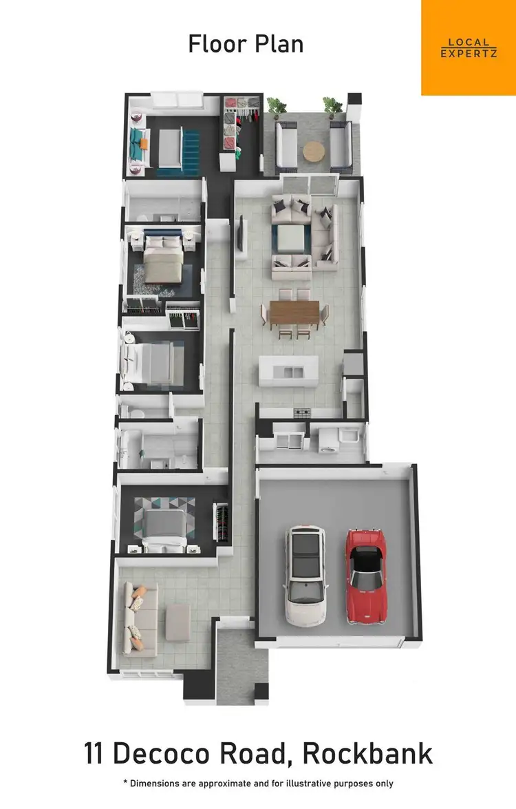 Floorplan of Homely house listing, 11 Decoco Road, Rockbank VIC 3335