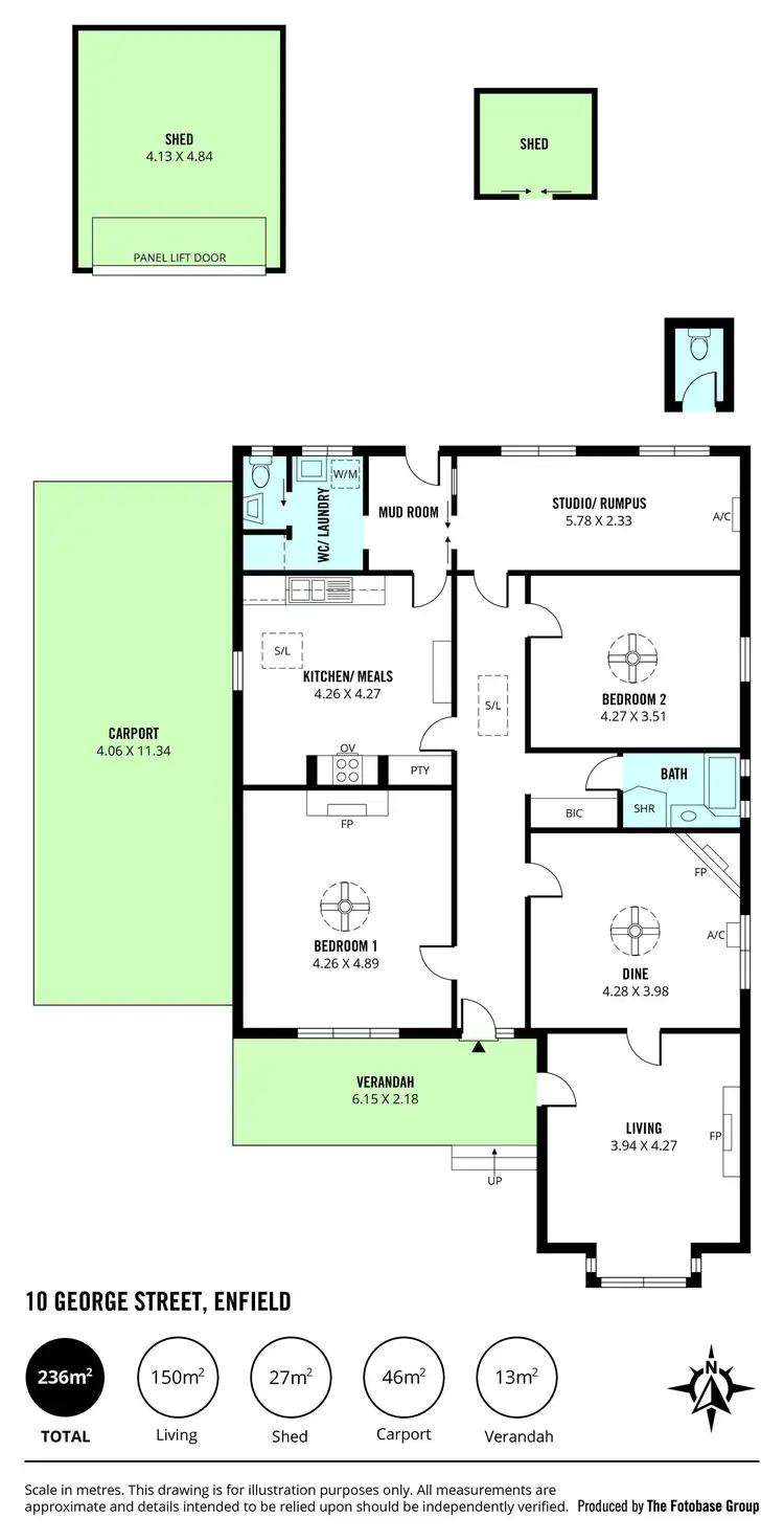 Floorplan of Homely house listing, 10 George Street, Enfield SA 5085