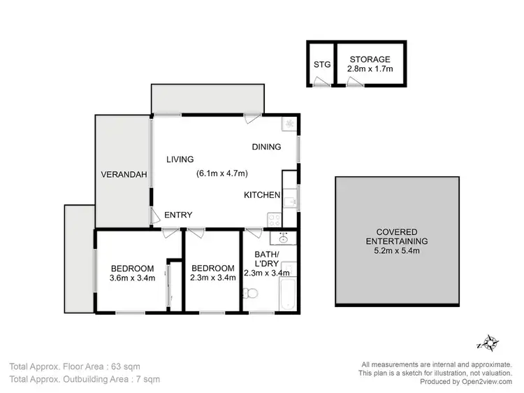 Floorplan of Homely house listing, 4 Fourth Avenue, Dodges Ferry TAS 7173