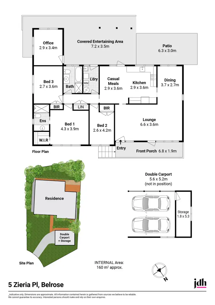 Floorplan of Homely house listing, 5 Zieria Place, Belrose NSW 2085