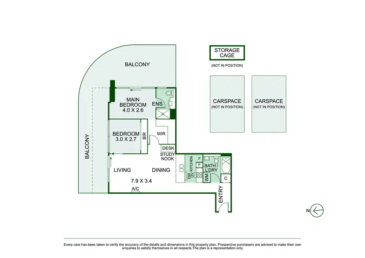 Floorplan of Homely apartment listing, 614/15 Clifton Street, Prahran VIC 3181