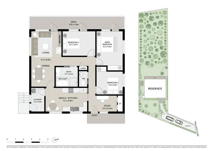 Floorplan of Homely house listing, 11 Wallace Close, Hornsby Heights NSW 2077