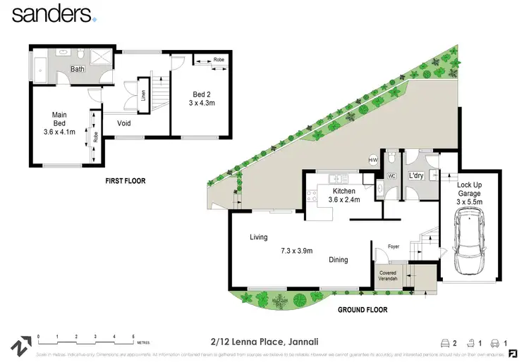 Floorplan of Homely townhouse listing, 2/12 Lenna Place, Jannali NSW 2226