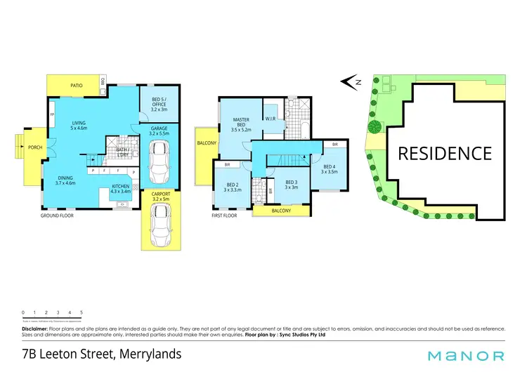 Floorplan of Homely semi-detached listing, 7B Leeton Street, Merrylands NSW 2160