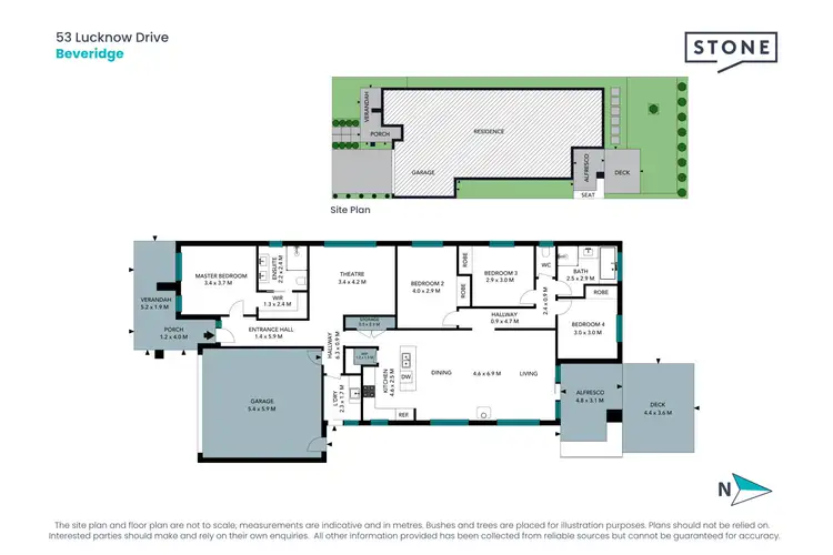 Floorplan of Homely house listing, 53 Lucknow Drive, Beveridge VIC 3753