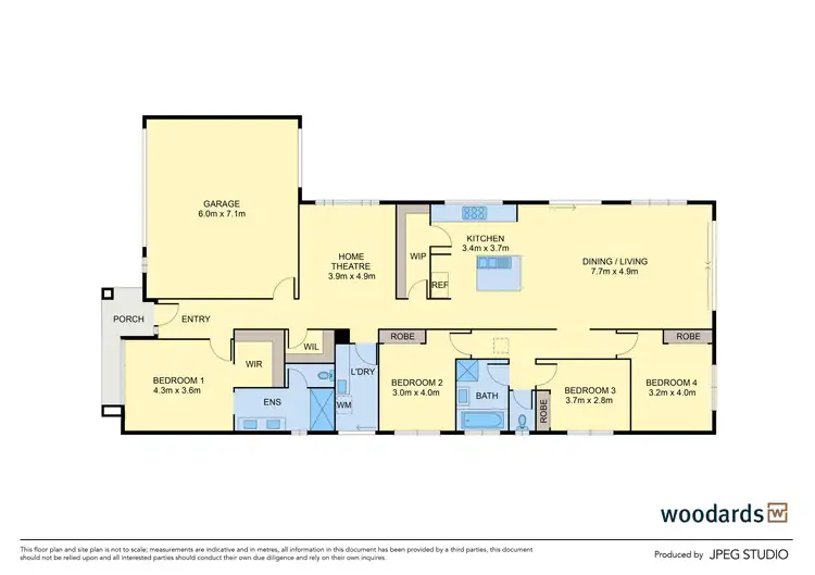 Floorplan of Homely house listing, 26 Triandra Avenue, Romsey VIC 3434
