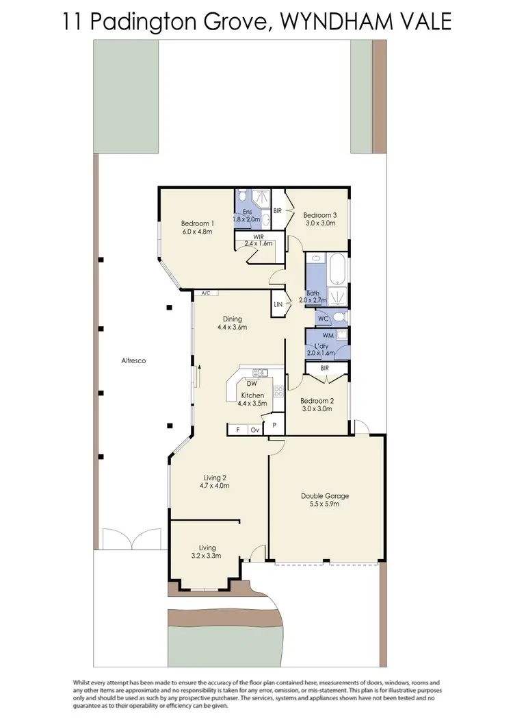 Floorplan of Homely house listing, 11 Paddington Grove, Wyndham Vale VIC 3024