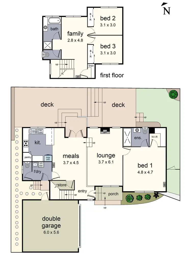 Floorplan of Homely house listing, 36A Rolling Hills Road, Chirnside Park VIC 3116