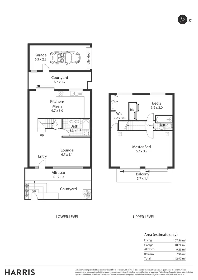 Floorplan of Homely townhouse listing, 211 East Terrace, Adelaide SA 5000