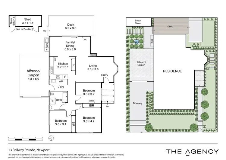Floorplan of Homely house listing, 13 Railway Parade, Newport VIC 3015