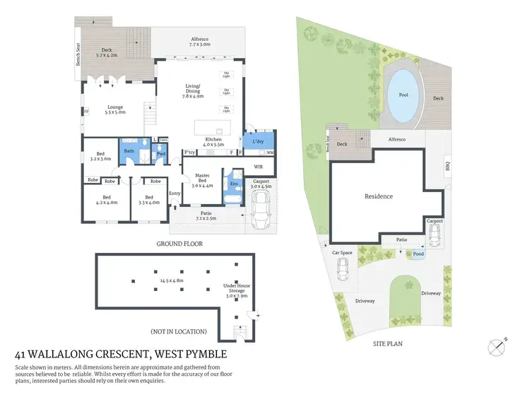 Floorplan of Homely house listing, 41 Wallalong Crescent, West Pymble NSW 2073