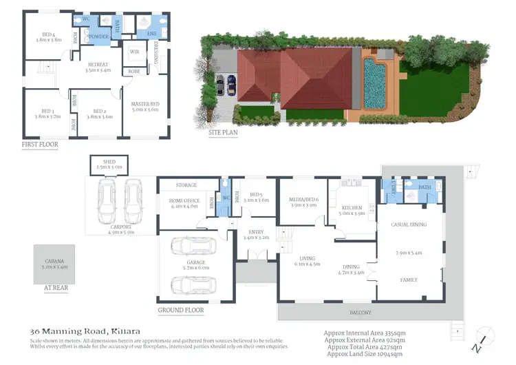 Floorplan of Homely house listing, 36 Manning Road, Killara NSW 2071