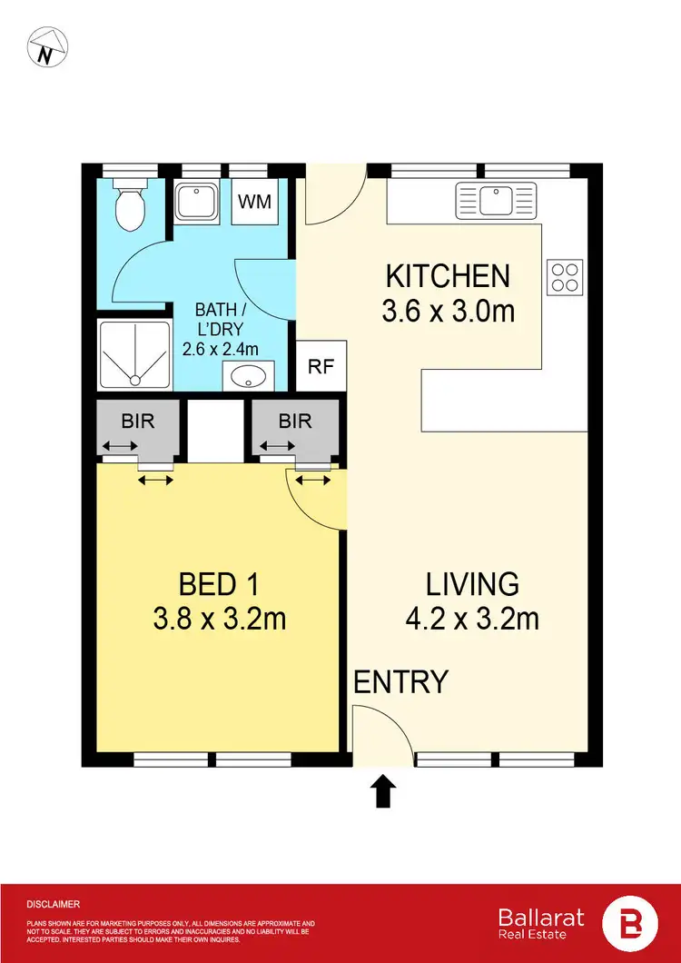 Floorplan of Homely unit listing, 6/607 Creswick Road, Wendouree VIC 3355