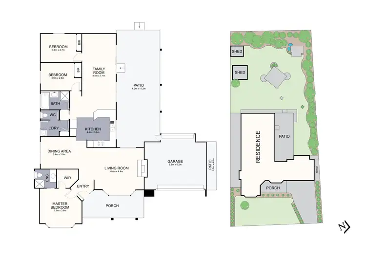 Floorplan of Homely house listing, 8 Clarkedale Rise, Kilsyth South VIC 3137