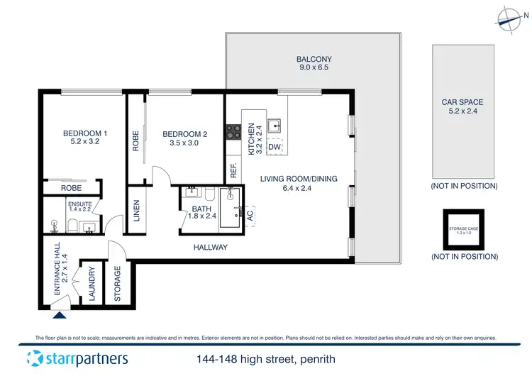 Floorplan of Homely unit listing, 13/144-148 High Street, Penrith NSW 2750